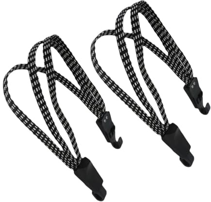 Spanngurt Fahrrad,2 PCS Elastischer Fahrradgurt Heavy Duty Bungee Schnüre mit Doppelhaken Flaches Bungee Fahrradschloss Gepäckseil Fahrrad elastische Schnüre für Fahrrad Motorräder