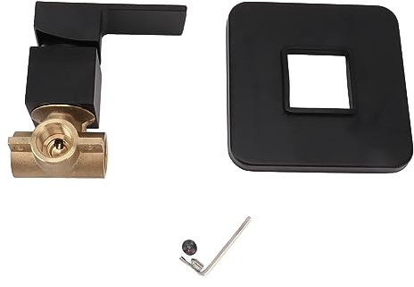 Syrisora ​​Duschventile, Wandmontage, Kupfer-Wasserhahn, Dusche, Raues Ventil, Badezimmer-Ausstattungsset, Einhand-Badewanne, Duschventil, Mischbatterie, Schwarz