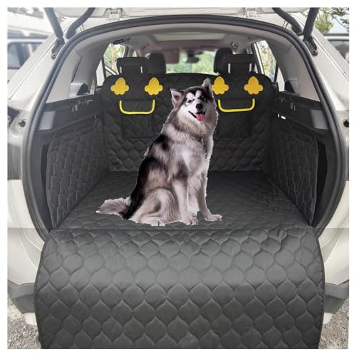 BYBEST Kofferraumschutz für Hunde, für Ford Mondeo Mk5 2014-2020-Kofferraumabdeckung mit Stoßstange und Seitenschutz, wasserdicht und rutschfest