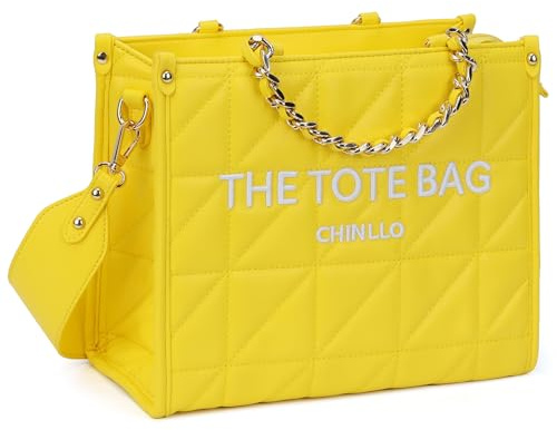 Chinllo Tote Bag for Women Top Handle Stachel Purse and Handbags with Shoulder Strap