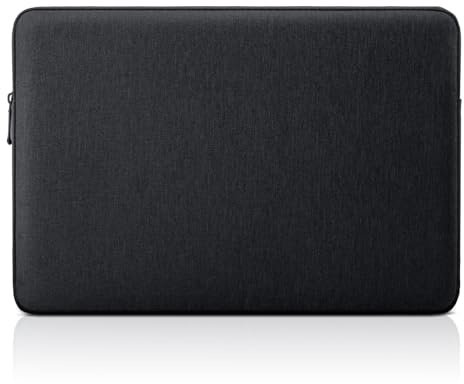 jooeer 15,6 Pulgadas Funda Ordenador Portátil Compatible con 15,6 Notebook Chromebook, Bolsa PC de Poliéster Impermeable Protector Acolchada, Negro