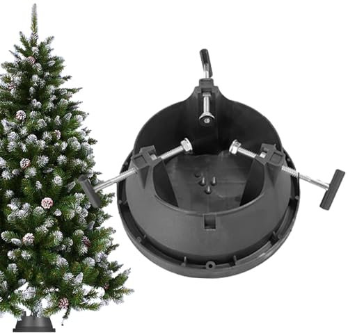 Soporte para Árbol Navideño Depósito de Agua Ajustable Antideslizante