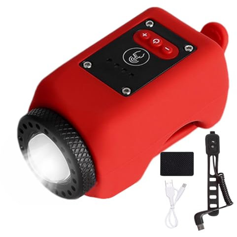 Clacson per bici con allarme forte, clacson per bici elettroniche,Campanello da ciclismo impermeabile per bici da 110 dB | Campanelli di allarme con ricarica USB Campanello elettronico multifunzionale