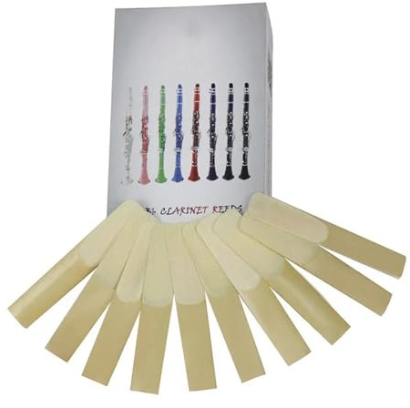 Ersatzteile für Klarinette 10 Teile/schachtel Stärke 2,5 Reed Klarinette Schilf Bläser Instrument Teile Zubehör Für Saxophon