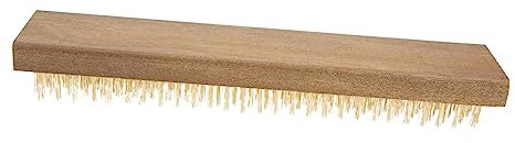 VALICLUD Brosse De Nettoyage De Sol à Long Manche 30 Cm en Fil d'acier Cuivré Brosse à Récurer Puissante pour Terrasse Et Jardin Accessoires De Nettoyage Efficaces pour Maison Et Extérieur