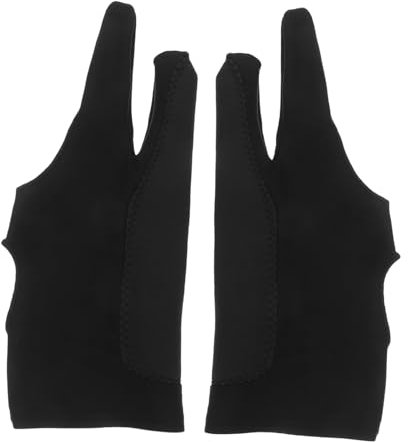 SHERCHPRY Painting Gloves Two Finger Gloves for Artist High Elasticity Material Left Hand and Right Hand Use Prevent Accidental Touch Tablet Drawing Tool and for Digital Art Creation