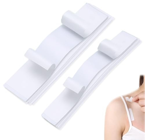 Adhésif double face peau pour body tape et scotch vetement peau (108 pièces) de Fashion Tape invisibles pour maintien vêtements, décolletés et ourlets sans traces, hypoallergéniques et sans résidus p