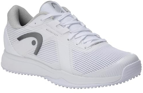 HEAD Sprint PRO 4.0 Grass Women, Scarpe da Ginnastica Donna, Bianco/Grigio, 38 EU