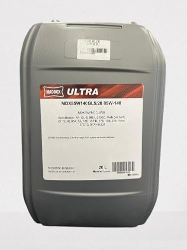MDX Ultra MDX85W140GL5/20, Olio per Ingranaggi Industriali, 20 Litri