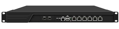 1U Firewall Appliance 10GbE, PFSense, OPNsense, VPN, 3th Gen Core I7 3520M, RJ16, 6 x 2.5GbE I226-V, 2 x SFP+ 82599ES 10GbE, 4G RAM, 32G SSD