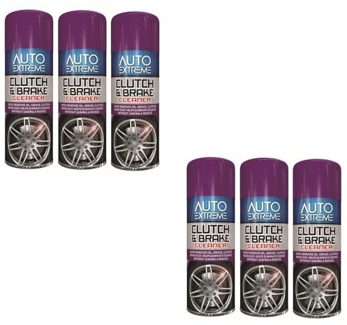 PRICE BEATER Clutch & Brake Cleaner Spray, Powerful Cleaning Action, Fast-Drying Formula, Moisture Protection, Non-Corrosive, Ideal for Grease, Oil, Dirt, & Brake Dust, 400ml (6 pcs)