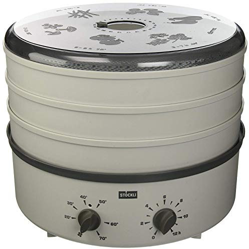 Dörrex - Déshydrateur Alimentaire Stöckli - Blanc - 3 grilles plastiques - Minuteur