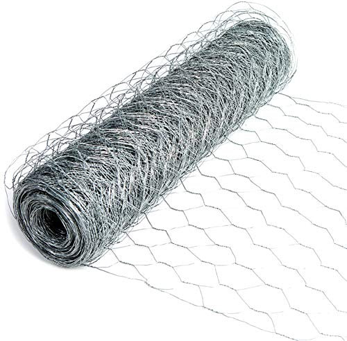 Easipet Chicken Wire Mesh Galvanised Fencing 1200mm x 50m with 50mm Holes
