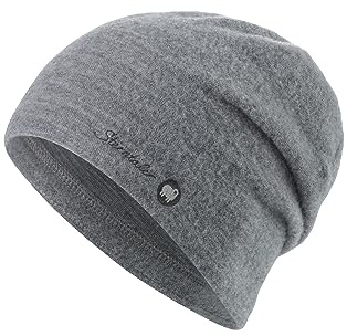 Sterntaler Slouch-Beanie Pur Wolle Cappellino, Argento Melange, 55 Unisex-Bambini