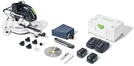 Festool Cordless Sliding Compound Miter Saw KAPEX KSC 60 EB 5.0 I-Plus 576848+577079