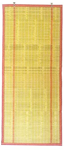 Vorhang aus Bambus, Türvorhang, Rollos, antike Dekoration, Zuhause, Außenbereich, Raumteiler, Fenster, Sonnenschutz, Belüftung, Insektenschutz, Mückenschutz, Maschennetz (B 120 x 200 cm/47 x