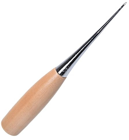 Leather Sewing Awl Handle Scratch Awl with Wood Handle Pin Punching Hole Maker Repair DIY Gadget Tool 1PC Hole Punch Awl111