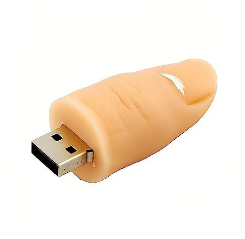 WooTeck 32GB Finger Shaped USB Flash Drive Data Storage Cartoon Pendrive Novelty Cute Memory Stick