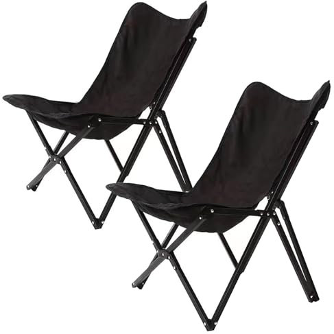 Tragbare, faltbare Strandstühle, 2 Stück, robuste Liegestühle für Camping, Wandern, Picknicks, Konzerte, leichtes Aluminium, flaches Design, einfach zu tragen und zu transportieren
