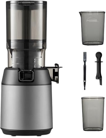 Exprimidor centrífugo profesional de 300 W, filtro de 3 capas, velocidad de 40-80 rpm, exprimidor portátil con separación de orujo, alto rendimiento de jugo, exprimidor lento