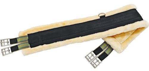 Gurt für Westernsattel, Westerngurt für - Elastischer englischer Gurt aus Fleece für,Strapazierfähiger, atmungsaktiver Sattelzubehör-Pferdegurt für