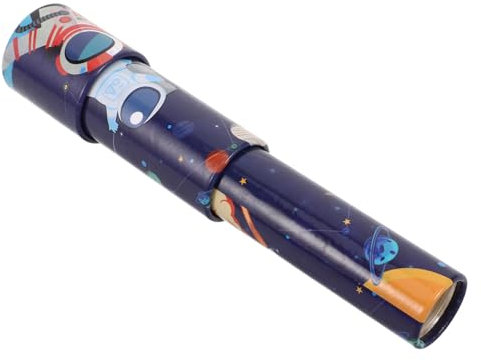 UKCOCO Kinder Teleskop Spielzeug Zusammenklappbares Papier Monokular Mit Weltraum Motiv Tragbares 3 Stück Handfernrohr Für Kinder Vielseitig Anpassbar Und Transportabel