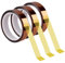3 Rolls Heat Resistant Tape,10mm×33m Heat Transfer Tape,Sublimation Tape,Heat Proof Tape,for Industrial Production,Home Repair,Electronic Equipment,Oven Sealing,Car Repair (Brown)