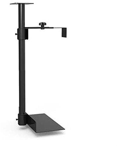 Soporte CPU Soporte de montaje for CPU debajo del escritorio: soporte universal de acero for torre de PC debajo del mostrador, soporte giratorio de 360° ajustable en ancho y altura for colgar CPU, neg