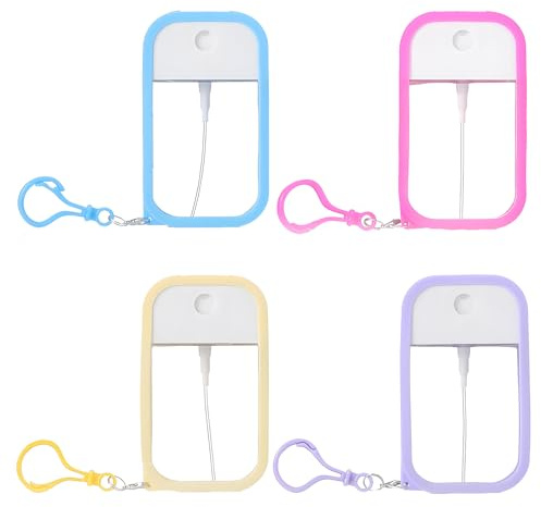 4pcs Hand Sanitiser Spray Bottle, Hydrating Hand Saniti-zer Spray Bottles,Cleanses Your Hands, Spray Bottles - Suitable for On-the-Go Hygiene, Travel, and Personal