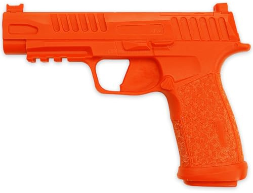 American Safety Trainer - (Compatible with Sig Sauer P365-FUSE) - Non-Functional Solid Polymer Gun - Blaze Orange - U.S.A. - Fits Model Specific Holsters