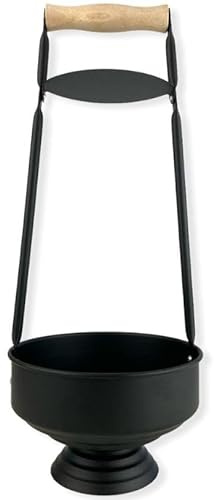 Carbonera perfecta para transportar o apoyar el carbón encendido - Capacidad 0,5 KG - Especial para cachimbas - Perfecta para mantener caliente el carbón de tu Shisha