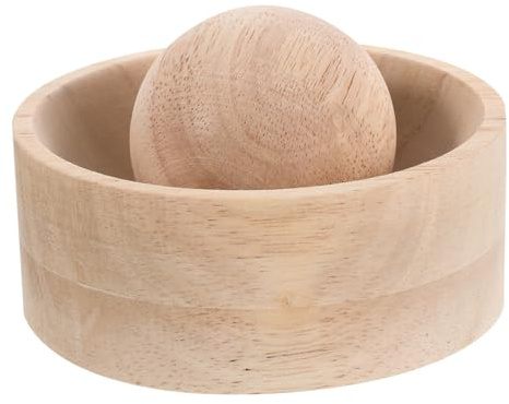 BESPORTBLE Wooden Dumpling Maker Mold with Manual Dough Press for Uniform Dumpling Wrappers 2-in-1 Kitchen Tool for Handmade Ravioli Pastry and Wonton Skin Mold