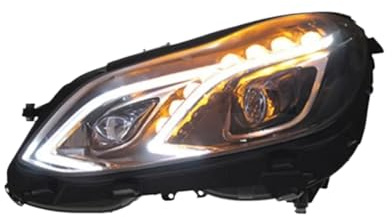 Conjunto De Faros Compatible Con Benz Para E W212 E200 E260 2010 2011 2012 2013 Faro Delantero Luz Circulación Diurna Señal Giro Dinámica Lente Proyector