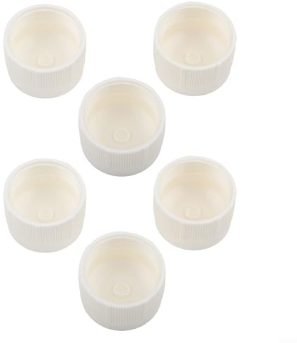 Laymotric M30x1.5 Thermostatic Radiator Control Cap, White Plastic Radiator Cover Set Of 6 For Modern Heating System Temperature Regulation