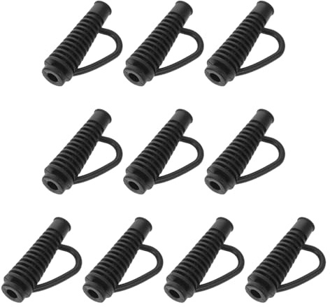 PENIKOKO 8 Stück Flexible Zugentlastung für Haartrocknerkabel aus Strapazierfähigem Material Knickfester Kabelschutz für Salon und Zuhause Einfache Montage
