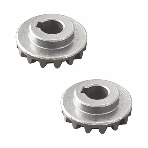 BE-TOOL 2PCS 5140061-65 Table Saw Bevel Gear, Metal Table Saw Helical Gear Replacement