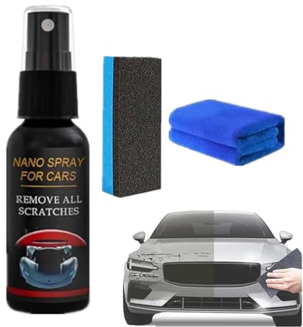 Nurafix Auto Kratzerentferner Spray, Hochwirksames Nano-Beschichtungsspray für Autolack, Sofort Glanz & Langzeitschutz, Universell passend für Auto, Motorrad & Boot (1 PCS)