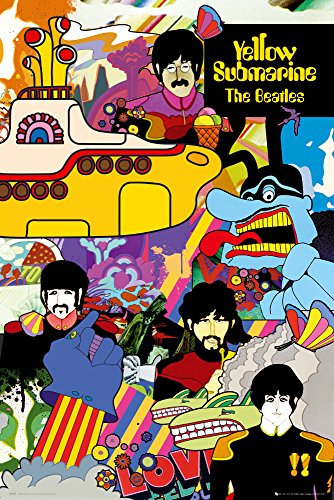 GB eye LTD, The Beatles, Yellow Submarine, Maxi Poster, 61 x 91,5 cm