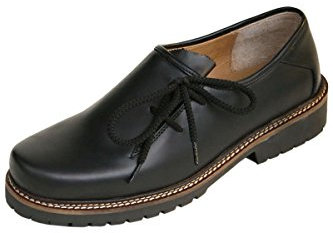 Almsach Herren Haferlschuh Rindnappaleder schwarz 'Hans', schwarz, 42