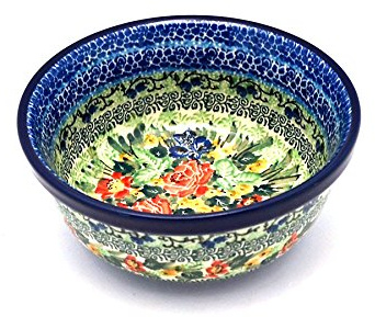 Polish Pottery Bowl - Soup and Salad - Unikat Signature - U4400