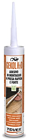 TOVER, Gekol H2O Montagekleber für Sockelleisten, Holzprofile, Gipsplatten und Styropor 400g (1)