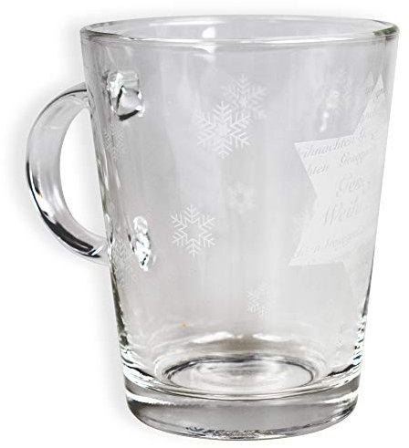 Uljö °°Teeglas aus Qualitätsglas Gesegnete Weihnachten