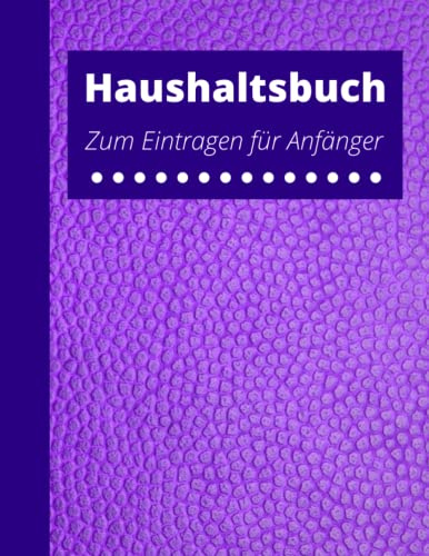 Haushaltsbuch zum Eintragen für Anfänger: Haushaltsbuch Einnahmen Ausgaben Im Überblick