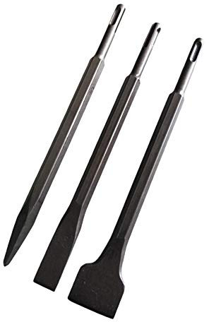 FAST WORLD SHOPPING ® Scalpelli Punte Demolitore Scalpello Spatola Punta Sds Plus Lunghezza 250Mm Trapano Percussione