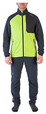 Great Escapes, Tuta uomo Terinda TS1, lime green/vulcan, M