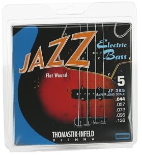 Thomastik-Infeld Flat Wound E-Bass - JF36136 - B-Einzelsaite – Jazz Bass Super Long Scale 36, Stärke .136
