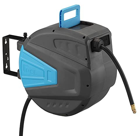 PCL HRA3L02 Werkstattschlauchtrommel, einziehbar, 15 m von 10 mm I/D.