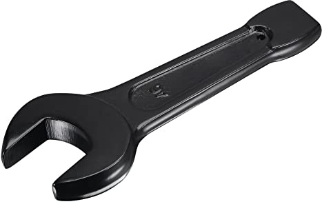 uxcell 46mm Open End Striking Wrench, High Tensile Steel Single Head Spanner Hand Tool