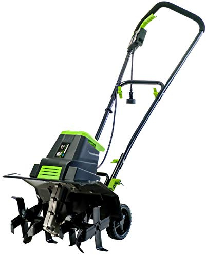 Earthwise Power Tools by ALM TC70125EW 16-Inch 12.5-Amp Corded Electric Garden Tiller Cultivator, Black