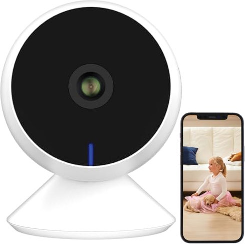 7links Indoor Kamera: 2K-IP-Überwachungskamera, smarte Bewegungserkennung, 3MP, WLAN, App (Kamera Überwachung, WLAN, Überwachungssystem Funk)